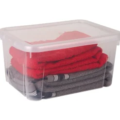 Box de rangement plastique 8 L transparent