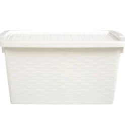 Box de rangement plastique 10 L blanc