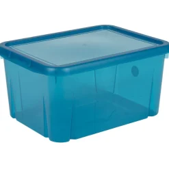 Box de rangement plastique 8 L bleu