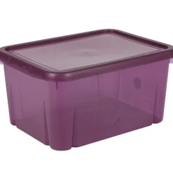 Box de rangement plastique 8 L prune
