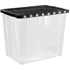 Box de rangement plastique 80 L ouverture papillon