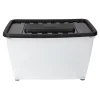 Box de rangement transparent 46 L x 3