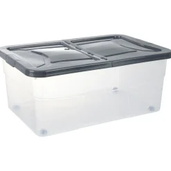 Box dessous de lit gris 45L