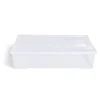 Box rangement 60L plastique transparent 78,5xH17x58,8cm