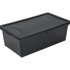 Box rangement textile grise 5 L