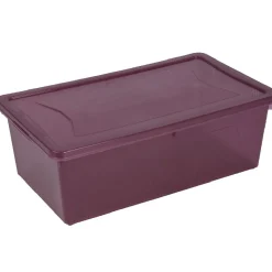 Box rangement textile violette 5 L
