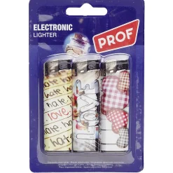 Briquet électronique jetable x3