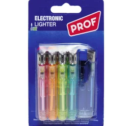 Briquet électronique jetable transparents x5