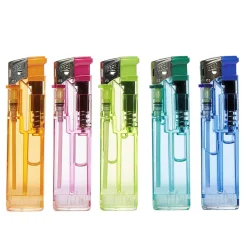 Briquet électronique jetable transparents x5