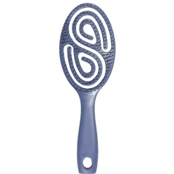 Brosse à cheveux bleue marine