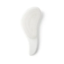 Brosse à cheveux compacte en plastique imprimé 4 coloris