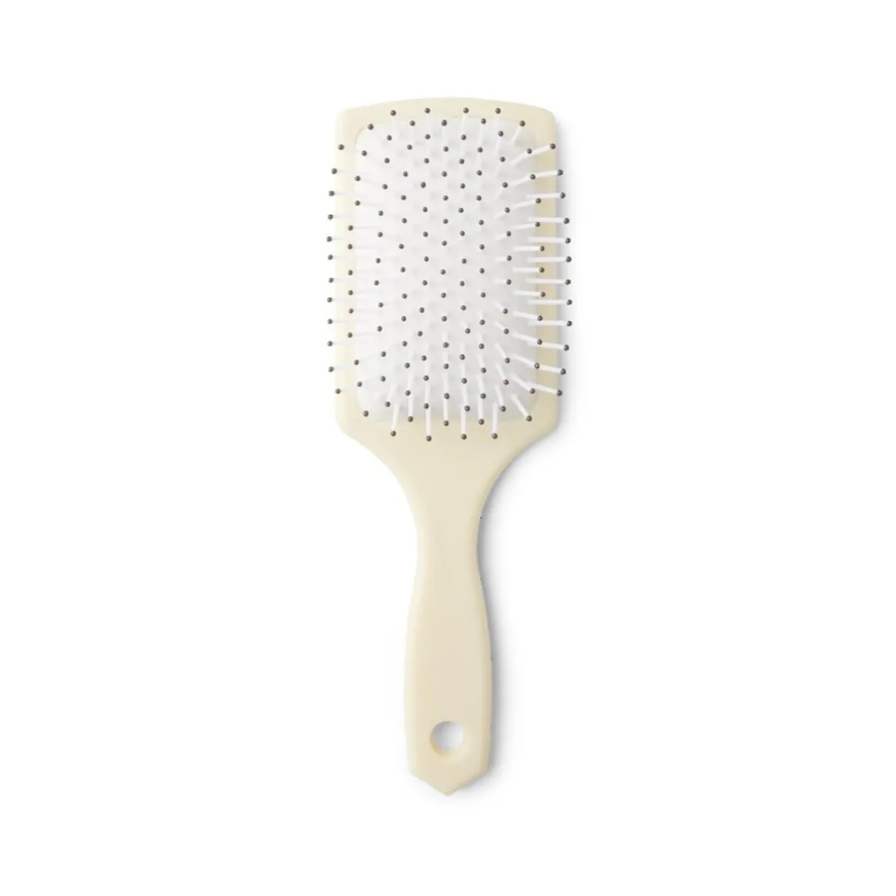 Brosse à cheveux en plastique imprimé 4 coloris