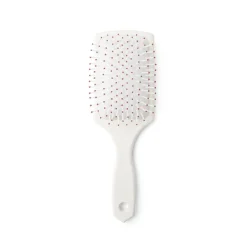 Brosse à cheveux en plastique imprimé 4 coloris