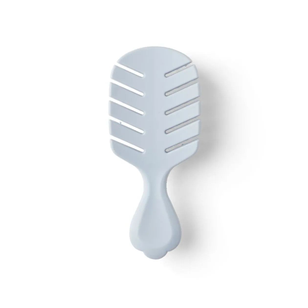 Brosse à cheveux format mini en plastique 3 coloris