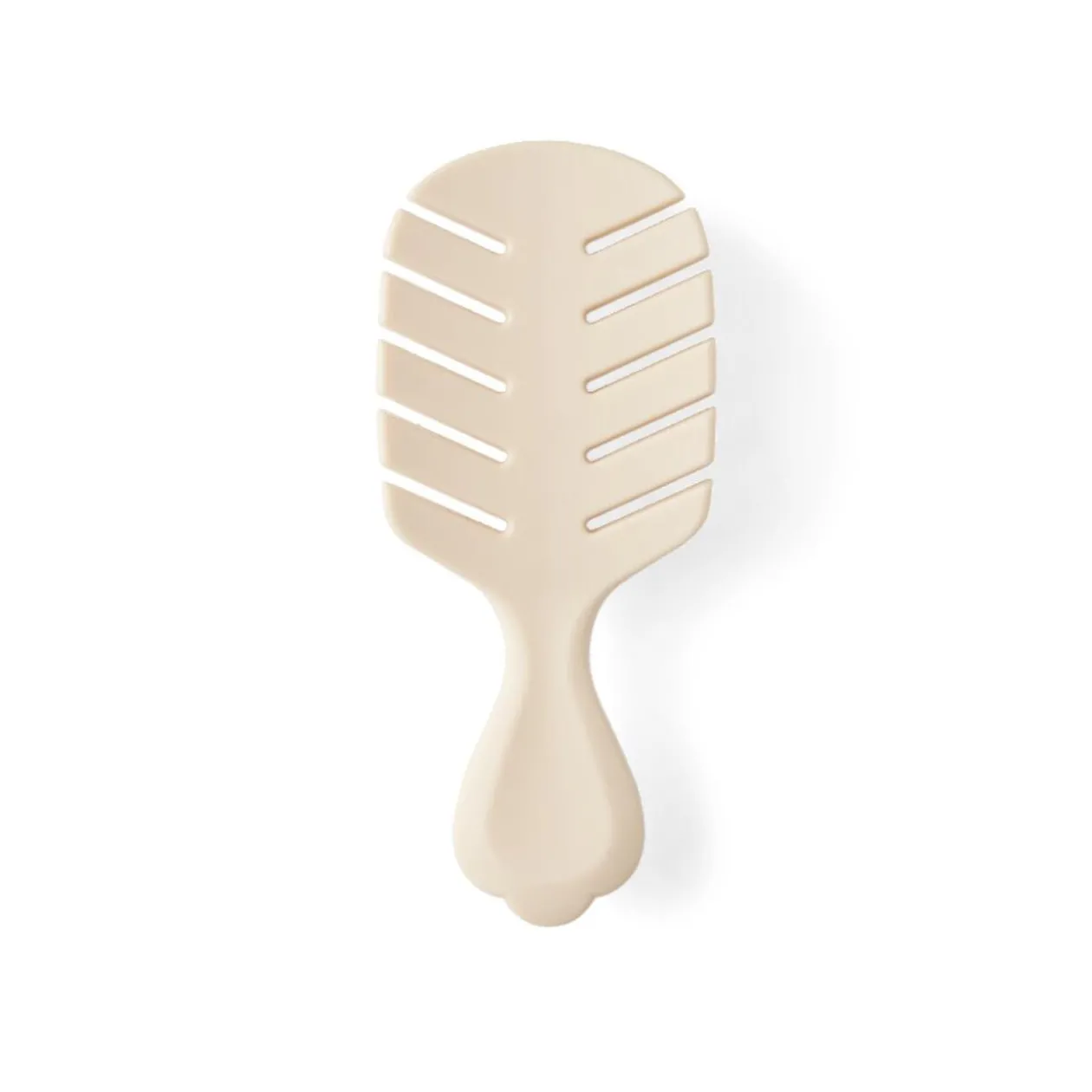 Brosse à cheveux format mini en plastique 3 coloris