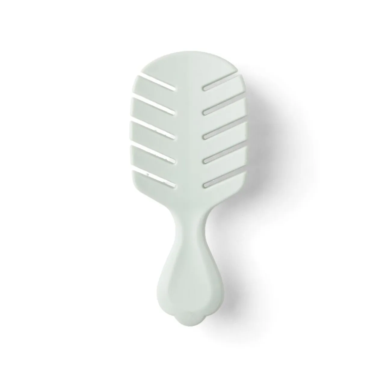 Brosse à cheveux format mini en plastique 3 coloris