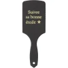 Brosse à cheveux plate rose doré noir ou blanc