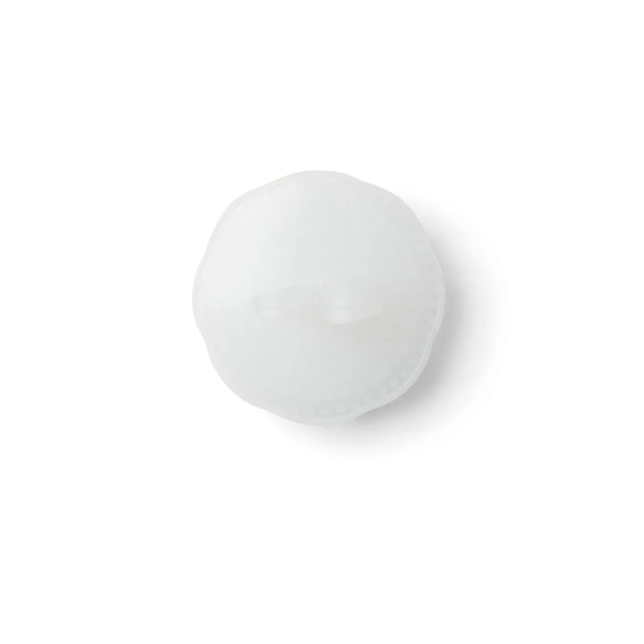 Brosse à cheveux ronde ergonomique en plastique noir et transparent