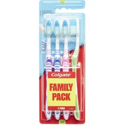 Brosse à dents x4 Medium COLGATE Pack famille