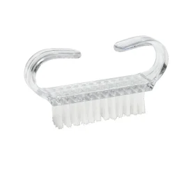 Brosse à ongles plastique transparent