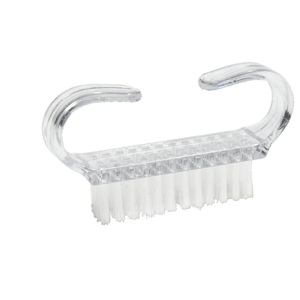 Brosse à ongles plastique transparent