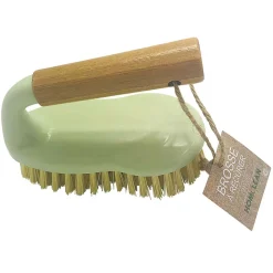 Brosse à récurer en bambou et polyester