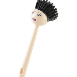 Brosse à vaisselle design tête de poupée