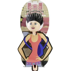 Brosse à vaisselle design tête de poupée