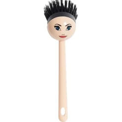 Brosse à vaisselle tête de poupée