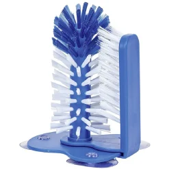 Brosse à ventouse pour bouteille et verre