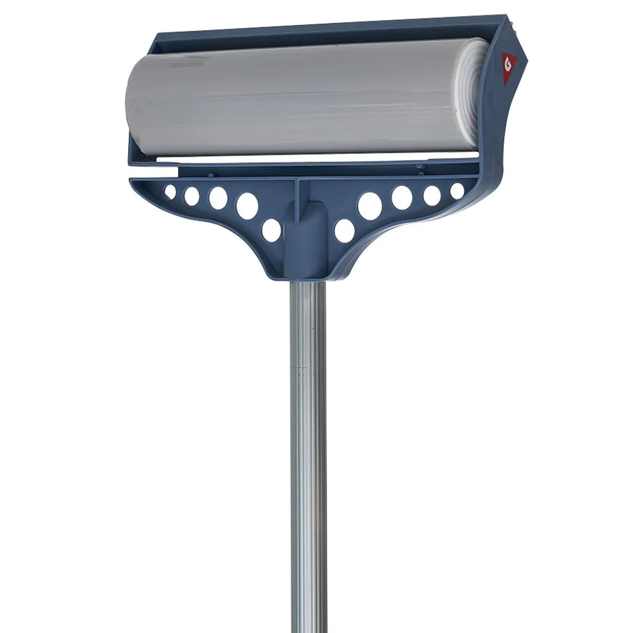 Brosse adhésive avec manche télescopique