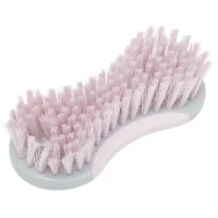Brosse de nettoyage décorée 16x7x3,5cm rose