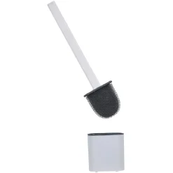 Brosse de WC plate anti-adhésive et déperlante