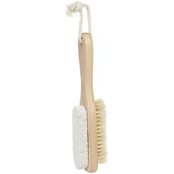 Brosse en bois et pierre ponce 2 en 1