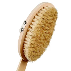 Brosse en crin pour le corps avec manche en bois L42 cm