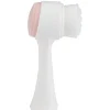 Brosse nettoyante visage blanche et rose
