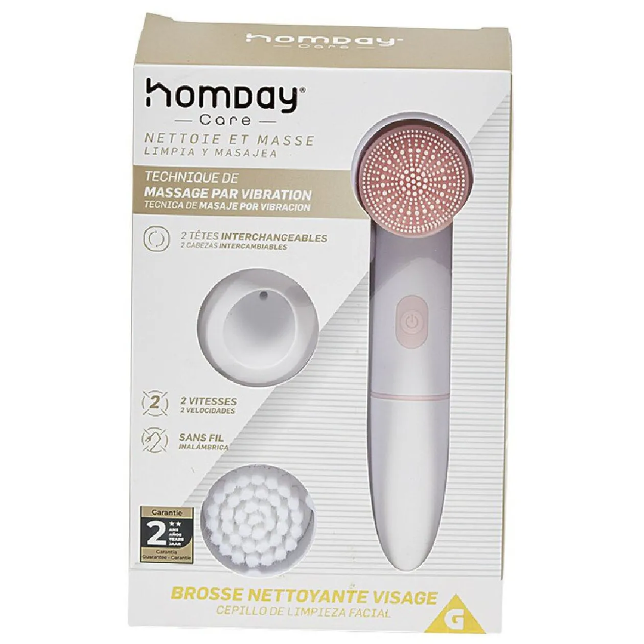 Brosse nettoyante visage Homday Care