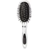 Brosse pneumatique ovale picots perlés pvc gris