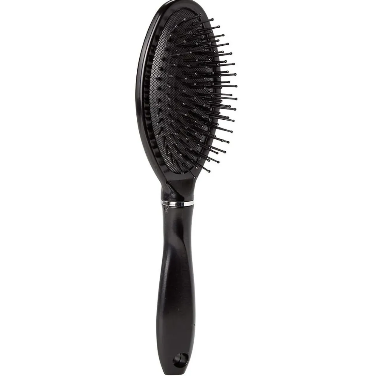 Brosse pneumatique ovale picots perlés pvc noir