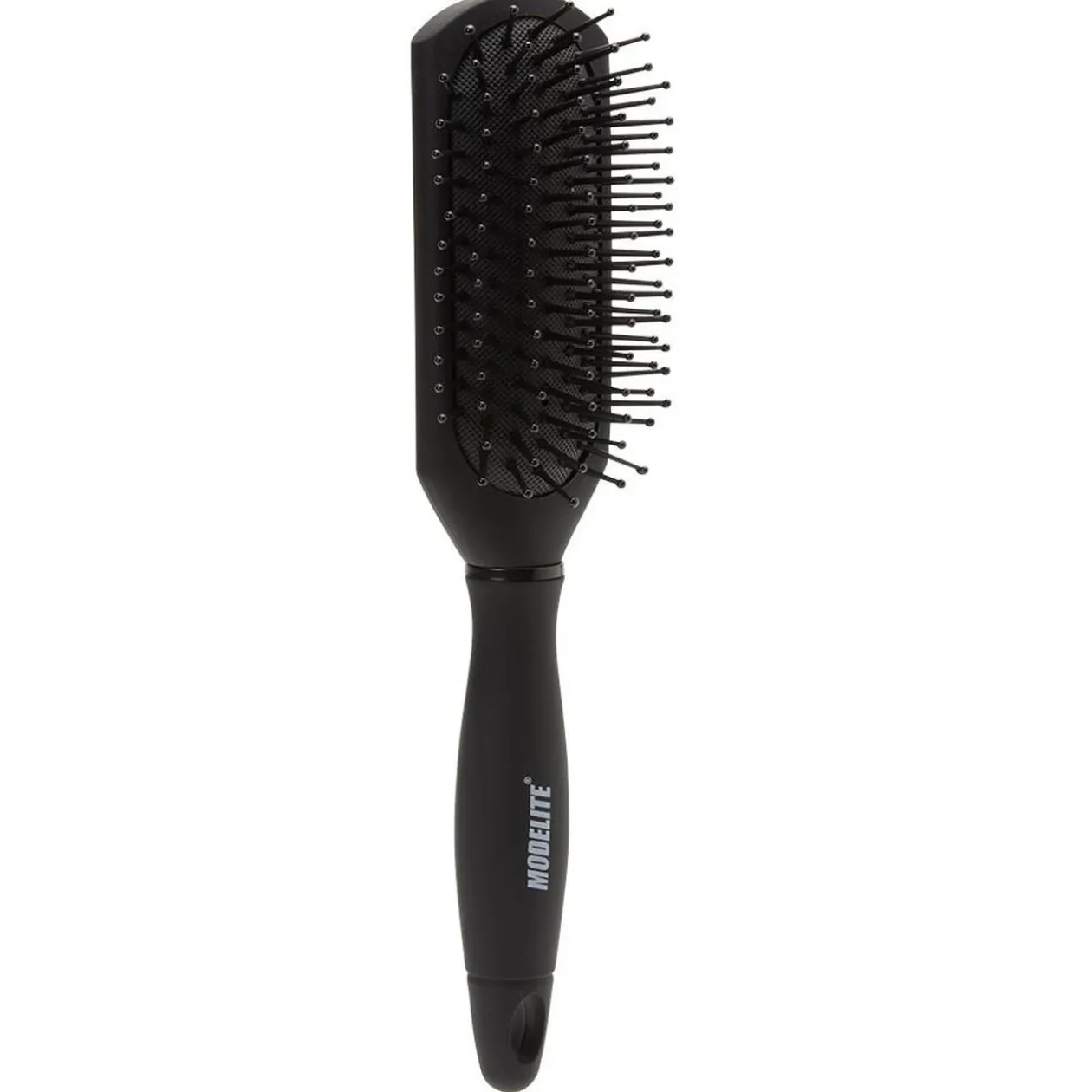 Brosse pneumatique rectangulaire picots perlés pvc noir