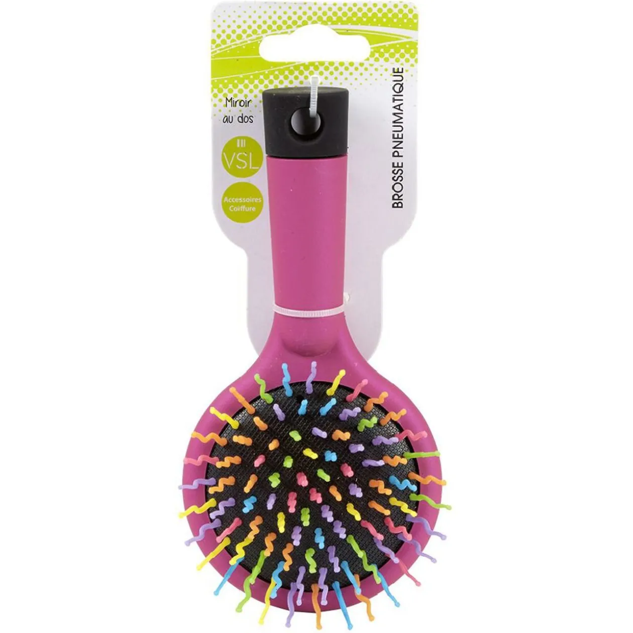 Brosse pneumatique rose