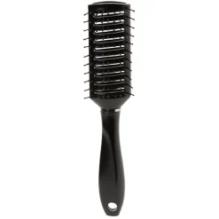 Brosse tunnel multi-usages picots perlés pvc noir