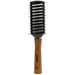 Brosse tunnel multi-usages picots perlés manche en bois