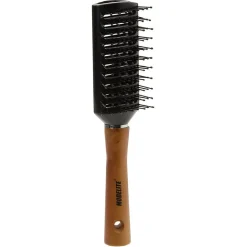 Brosse tunnel multi-usages picots perlés manche en bois