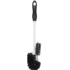Brosse WC avec brossette intégrée et manche détachable