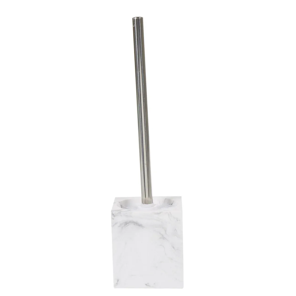 Brosse WC blanche imitation marbre