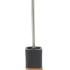 Brosse WC couleur bois et noir