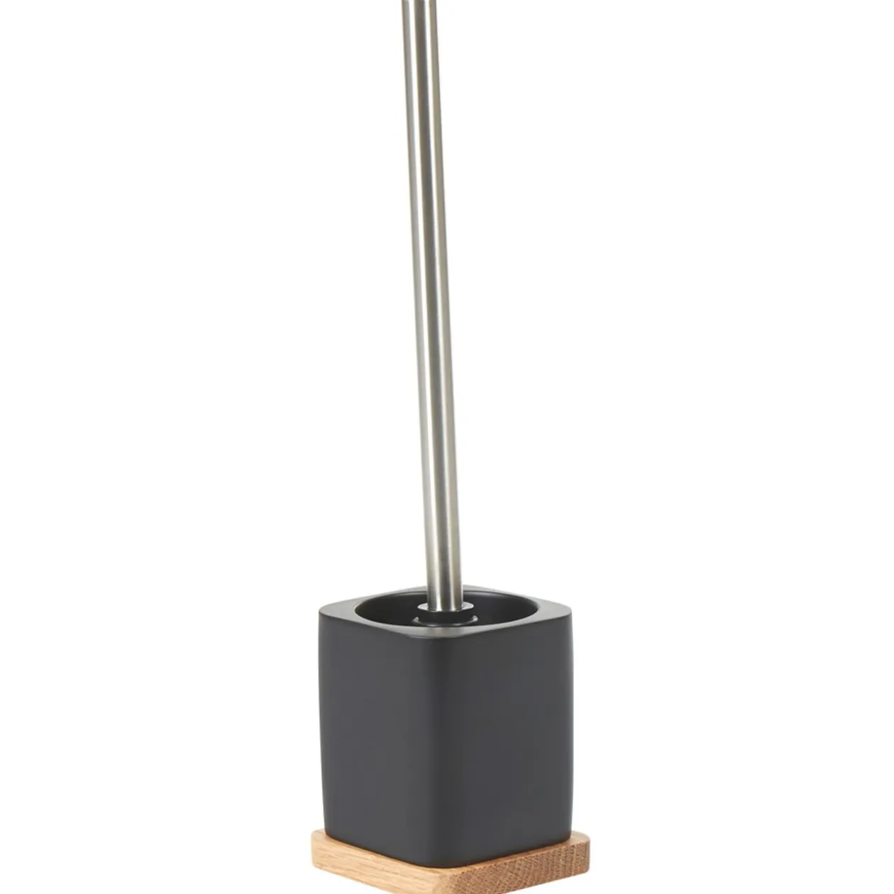 Brosse WC couleur bois et noir