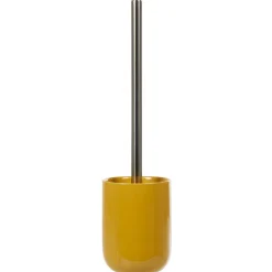 Brosse WC céramique jaune