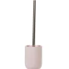 Brosse WC céramique rose